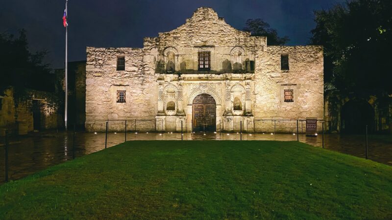 The Alamo at Night