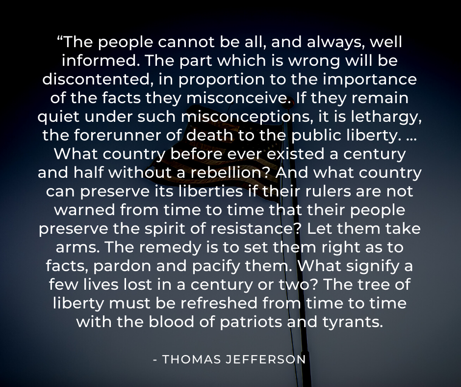 FP Quotes: ‘Tree of Liberty’ – Thomas Jefferson