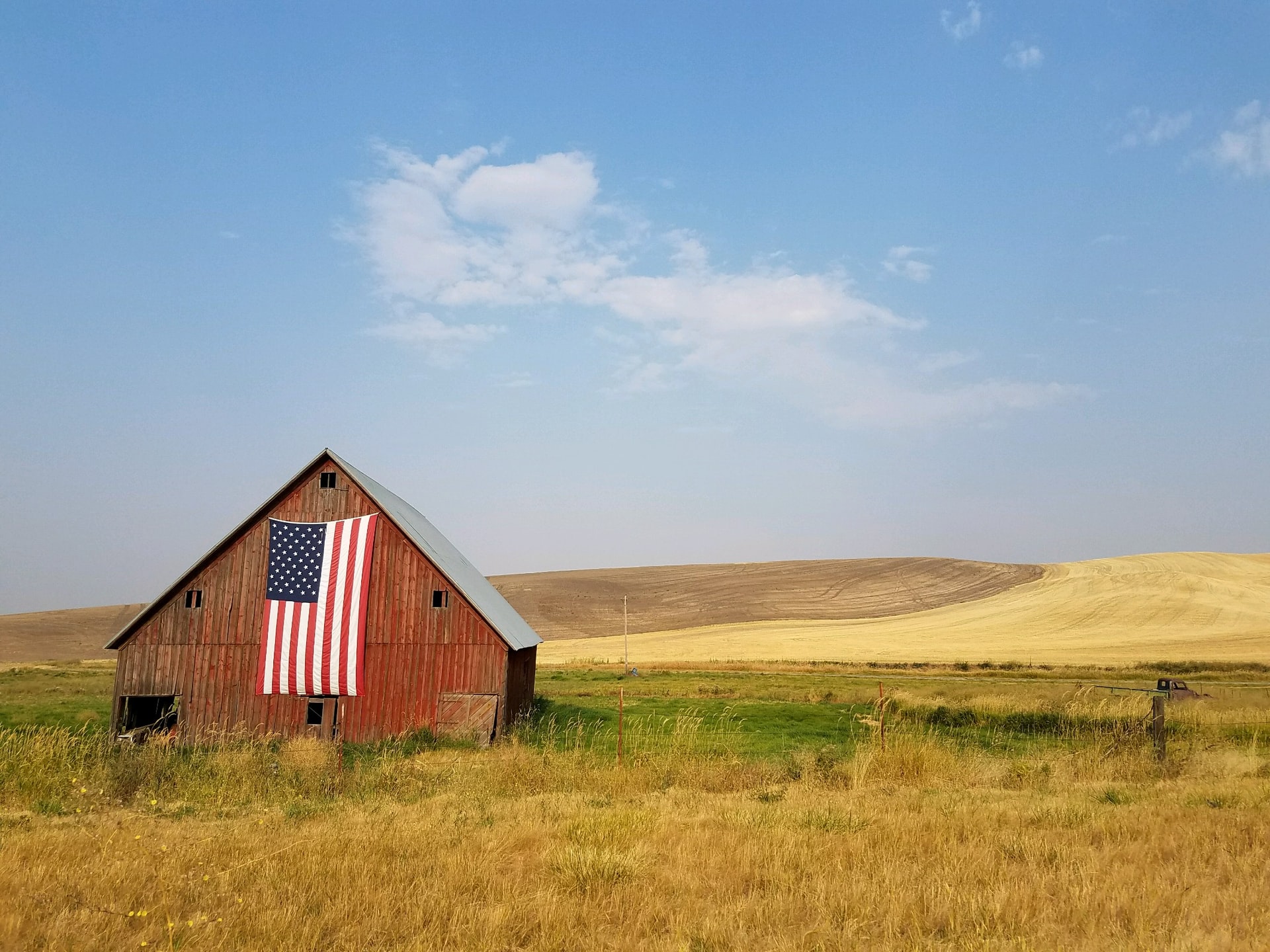 Barn Flag – Rural America