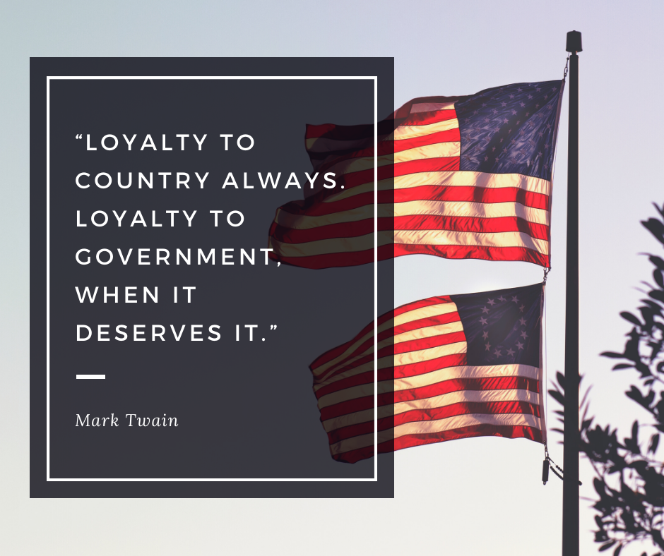 FP Quotes: ‘Loyalty to Country’ – Mark Twain